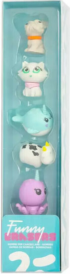 Grupo Erik Eraser Set for Pencil and Pen 5pcs