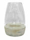 Art et Lumiere Kerzenhalter Stein White 15x15x22cm 1Stück