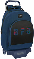 Blackfit8 Urban School Bag Trolley Elementary, Elementary in Blue color L32 x W15 x H42cm