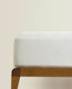 My Home Luxury Protective Cover Single with Elastic Bands White 100x200+30cm