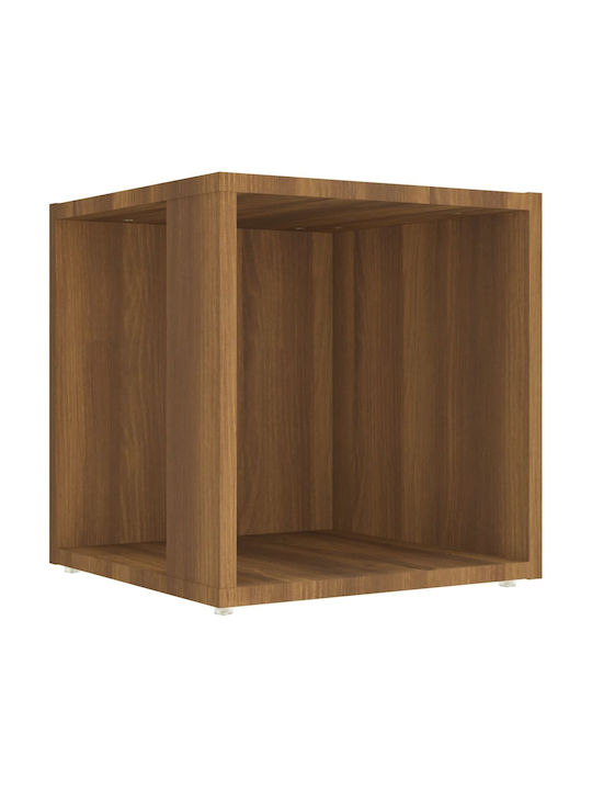 Rechteckig Beistelltisch Brown Oak L33xB33xH34.5cm