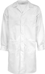 Fabrik 10031 Men's White Medical Dressing Gown Cotton and Polyester