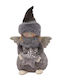 InTheBox Weihnachtliche Stoff Figur Cherub Gray Höhe 12cm 6Stück