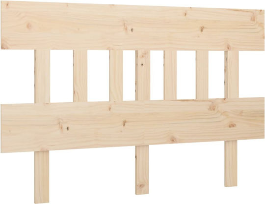 vidaXL Kopfstützen Für Betten Hölzernes Beiges 143,5x81cm