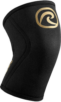 Rehband RX 5mm Knee Brace Gold Black