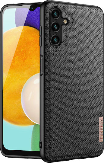 Dux Ducis Fino Umschlag Rückseite Silikon / Stoff Schwarz (Galaxy A13 5G)
