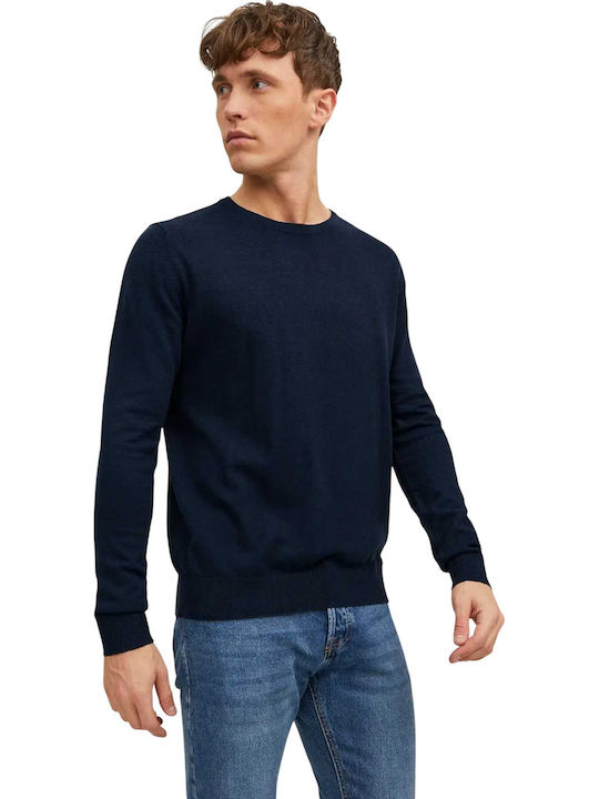 Jack & Jones Emil Πουλόβερ Μακρυμάνικο Navy Μπλε