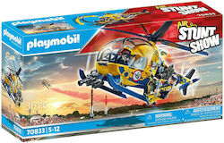 Playmobil Stunt Show Helicopter with Film Crew για 5-12 ετών Playmobil Stunt Show Helicopter with Film Crew για 5-12 ετών