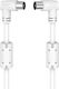 HAMA Καλώδιο Κεραίας Coax male - Coax female Λευκό 5m (00205058)