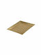 Art et Lumiere Square Metallic Decorative Platter Gold 27x27x2.5cm