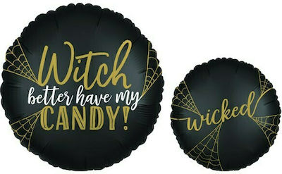 Balon satinat Halloween Wicked de 18"