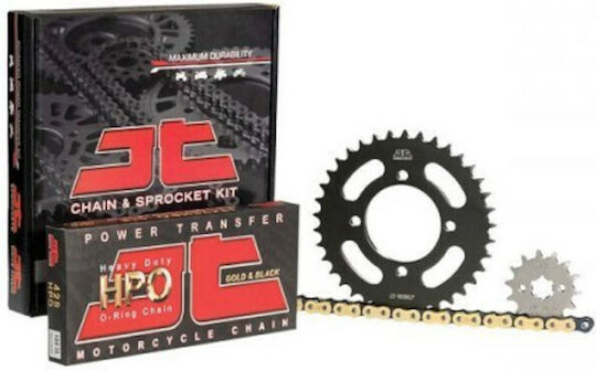 JT Sprockets Chain & Sprocket Kit (14-40-428) for Yamaha Crypton S 115