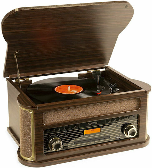 Fenton Memphis 102.187 Πικάπ με Ενσωματωμένα Ηχεία Καφέ