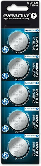 EverActive Batterien Lithium für Uhren CR2450 3V 5Stück