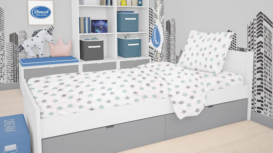 Dimcol Single Set Star 101 Green 160x240cm