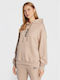 Guess Women's Hooded Sweatshirt Beige