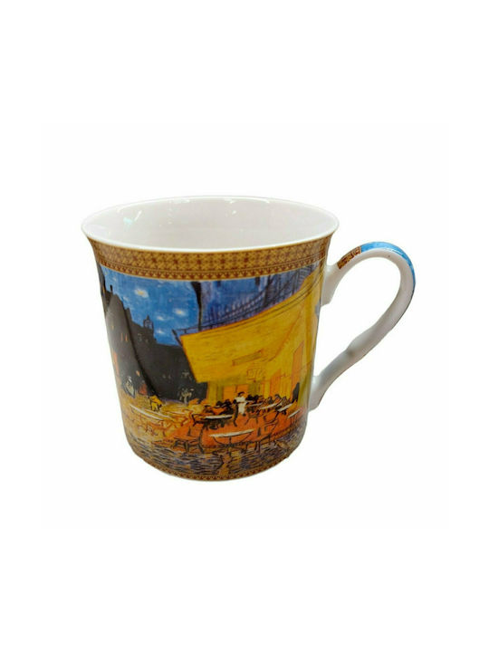 R2S Cafe Terrace Van Gogh Tasse Porzellan Mehrfarbig 300ml 1Stück