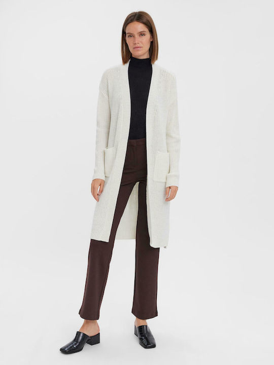 Sayla Long Women's Cardigan White