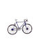 Metallic Decorative Miniature Bicycle 20cm - Blue