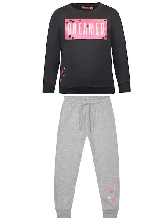 Energiers Kids Sweatpants Set Black 2pcs