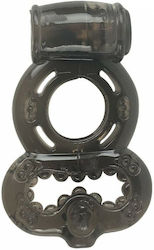 A-Gusto Penis Ring With Vibration Black