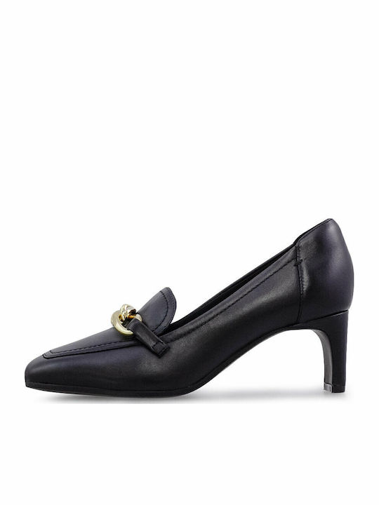Clarks Seren 55 Токчета с Дебел Среден ток Черен