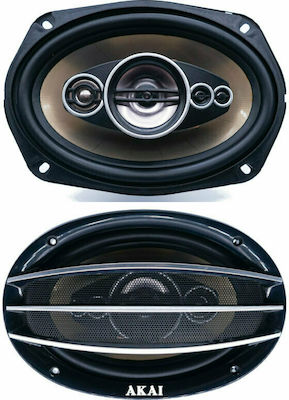 Akai Car Speaker Set ACS-696 6x9" with 250W RMS (5 Ways)