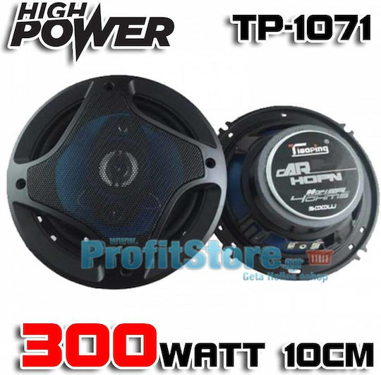TP-1071 Σετ Ηχεία Αυτοκινήτου 4" με 30W RMS (2 Δρόμων)