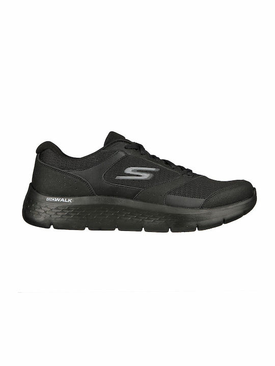Go Walk Flex Ανδρικά Ανατομικά Sneakers Μαύρα