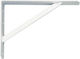 Γ-Γ306 PG Heavy-Duty Metallic Corner Shelf White 400x275mm 306