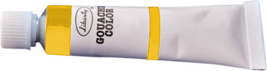 Liberty Gouache Tempera Farben Yellow Mid in Röhre 7ml 12Stück