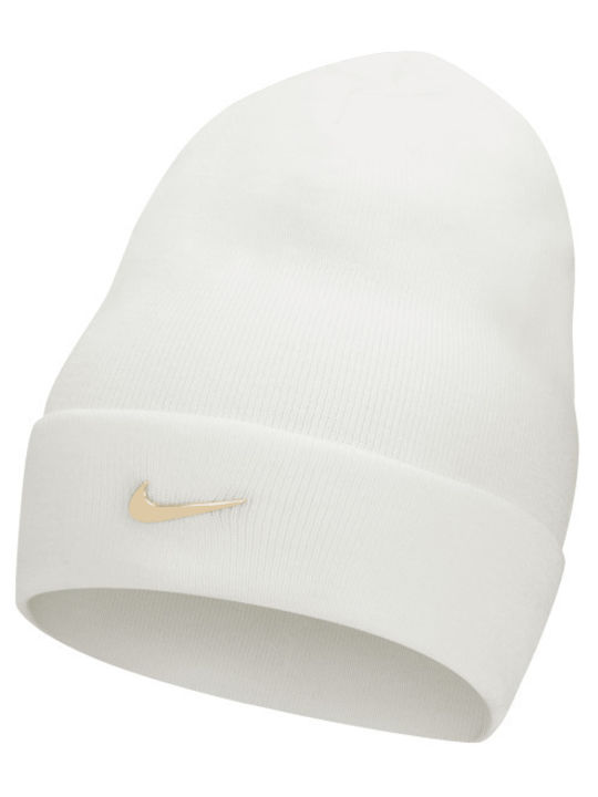 Nike Sportswear Beanie Γυναικείος Σκούφος με Rib Πλέξη σε Λευκό χρώμα