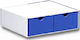 IONIA Box Aktenbox 31x16x32cm Blau 1Stück