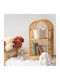 A-S Rattan Bibliotecă pardoseală Lemn Maro 38x28x76cm