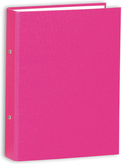 Skag Ντοσιέ με 4 Κρίκους 4/25 για Χαρτί A4 Φούξια Fancy P.P 290-4-25