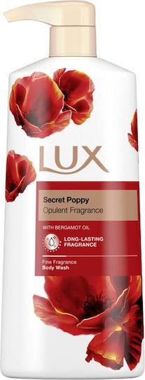 Lux Secret Poppy Αφρόλουτρο σε Gel & Άρωμα Εσπεριδοειδή 600ml