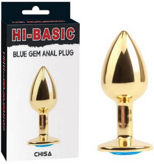 Chisa Novelties Hi-Basic Gem Πρωκτική Σφήνα Μπλε