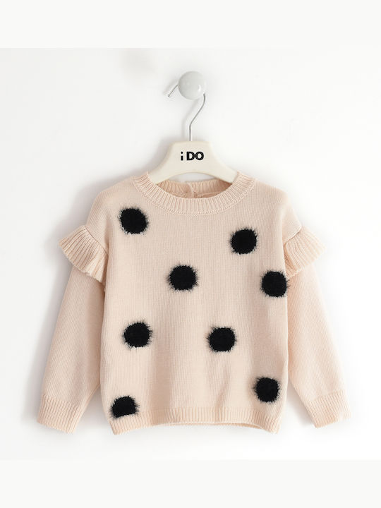 iDO Kids Blouse Long Sleeve Beige