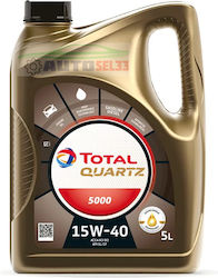 Total Quartz 5000 Synthetic Car Oil 15W-40 5lt