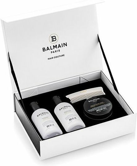 Balmain Paris Revitalisierendes Haarpflege-Set Für Gefärbte Haare Mit Shampoo Maske & Konditionierer 4 Stück