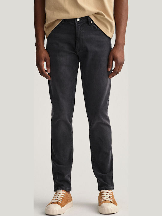 Gant Hayes Men's Jeans Pants with Slim Fit Black