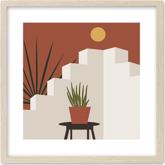 InTheBox Divino Twofold Painting Wooden 50x50cm InTheBox Divino Twofold Painting Wooden 50x50cm