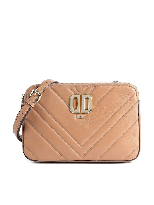 Delphine Leather Women's Bag Crossbody Pink Gold