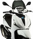 Malossi Motorcycle Windshield & Windscreen Tinted Visor for Piaggio Beverly 300 / Beverly 400 4519027