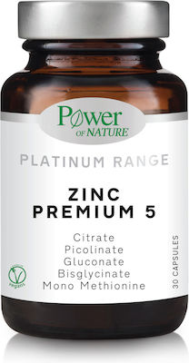 Power Of Nature Platinum Range Zinc Premium 5 30 κάψουλες