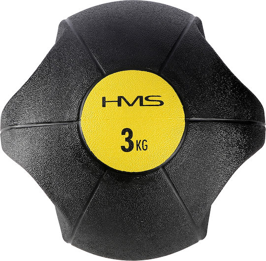 HMS NKU Ball Medizin 3kg in Schwarz Farbe