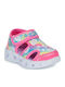Παπουτσοπέδιλα Heart Sandal Cuties Clouds με Σκρατς & Φωτάκια Ροζ