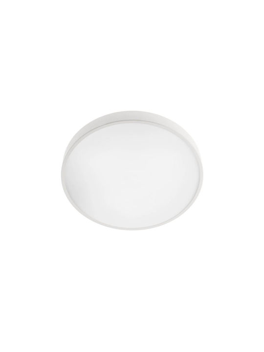 Redo Group Knob Modern Metallic Ceiling Mount Light with Integrated LED in White color 40pcs