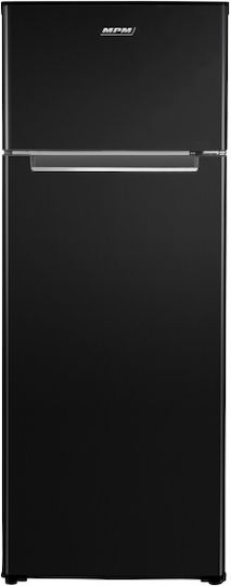MPM Ψυγείο Δίπορτο 206lt Υ143xΠ55xΒ56εκ. Μαύρο MPM-206-CZ-25