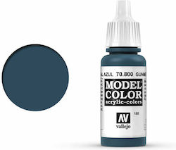 Acrylicos Vallejo Model Gunmetal Blue 17ml